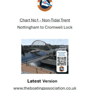 Chart No 1 Non-Tidal Trent Nottingham to Cromwell Lock
